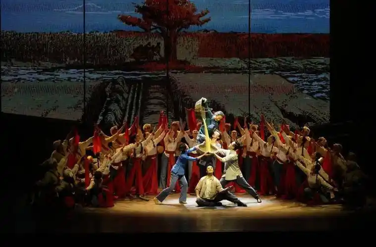 杨家岭的春天首演山花烂漫永远春天