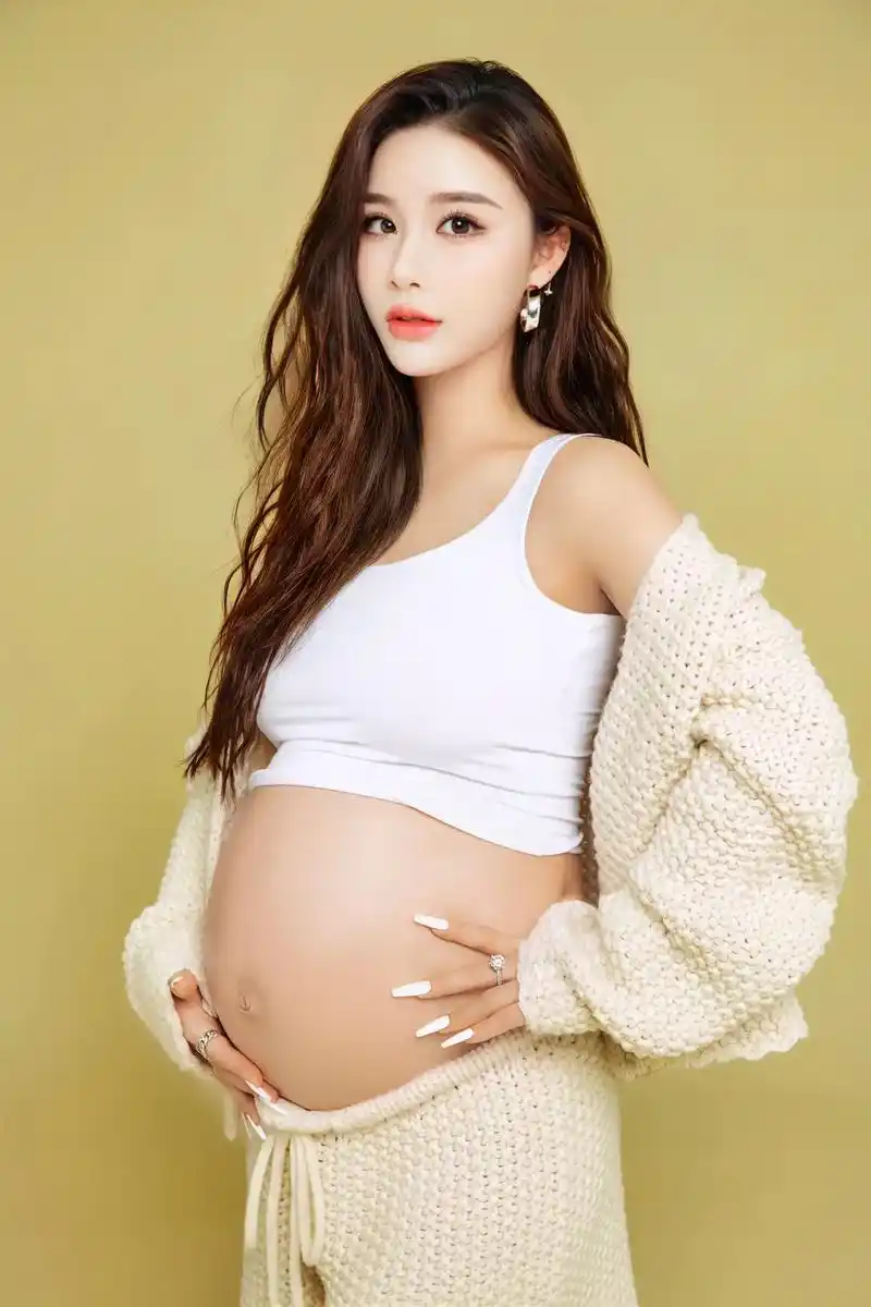 带娃的日子 一晃你都4个月多了,从大肚子到现在,麻麻每天记录 - 抖音