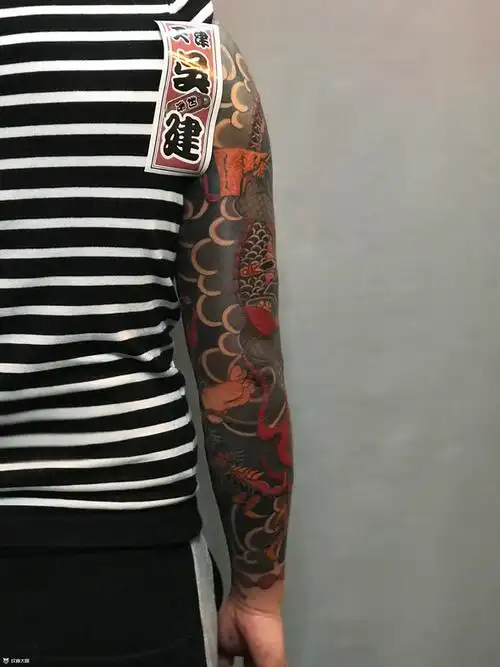 云龙九郎手臂纹身图案大全 - 纹身大咖