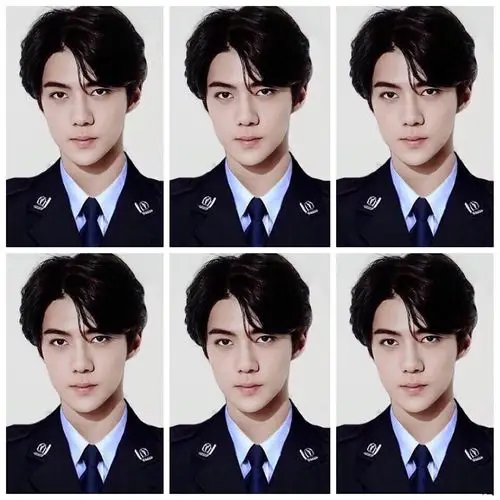 吴世勋 证件照 真的超!