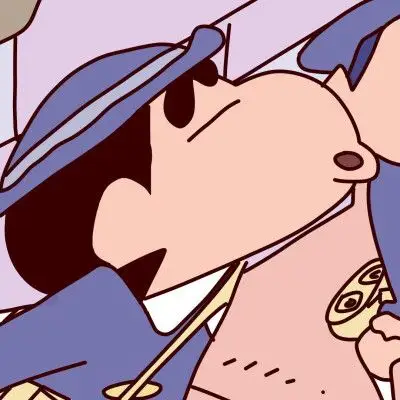 蜡笔小新小白情侣头像