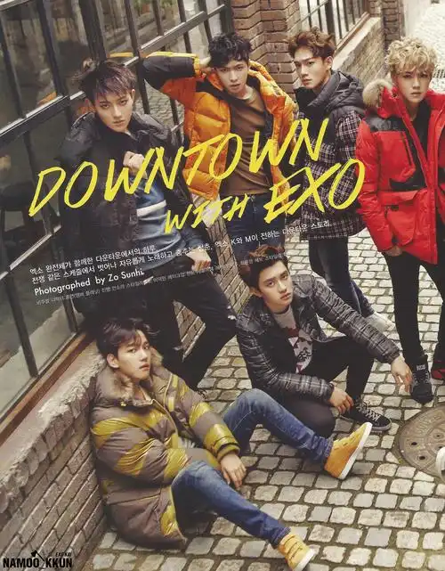 exo 《vogue girl》杂志扫图 11月刊2014