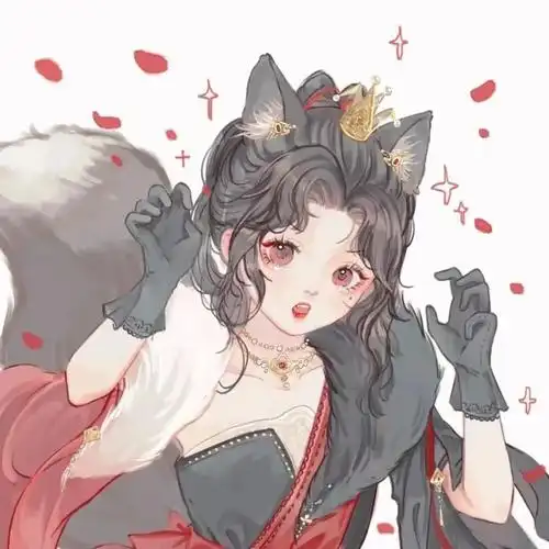 动漫女头闺蜜头像仙气可爱