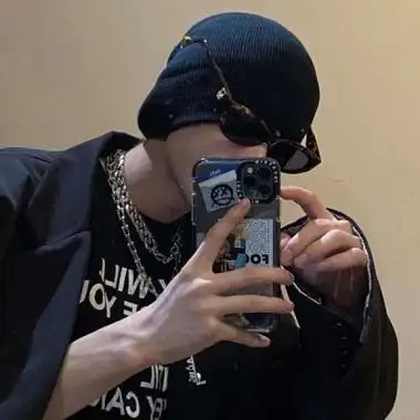 霸气超拽ins风高冷男头像真人系列黑暗系潮流男头图片大全