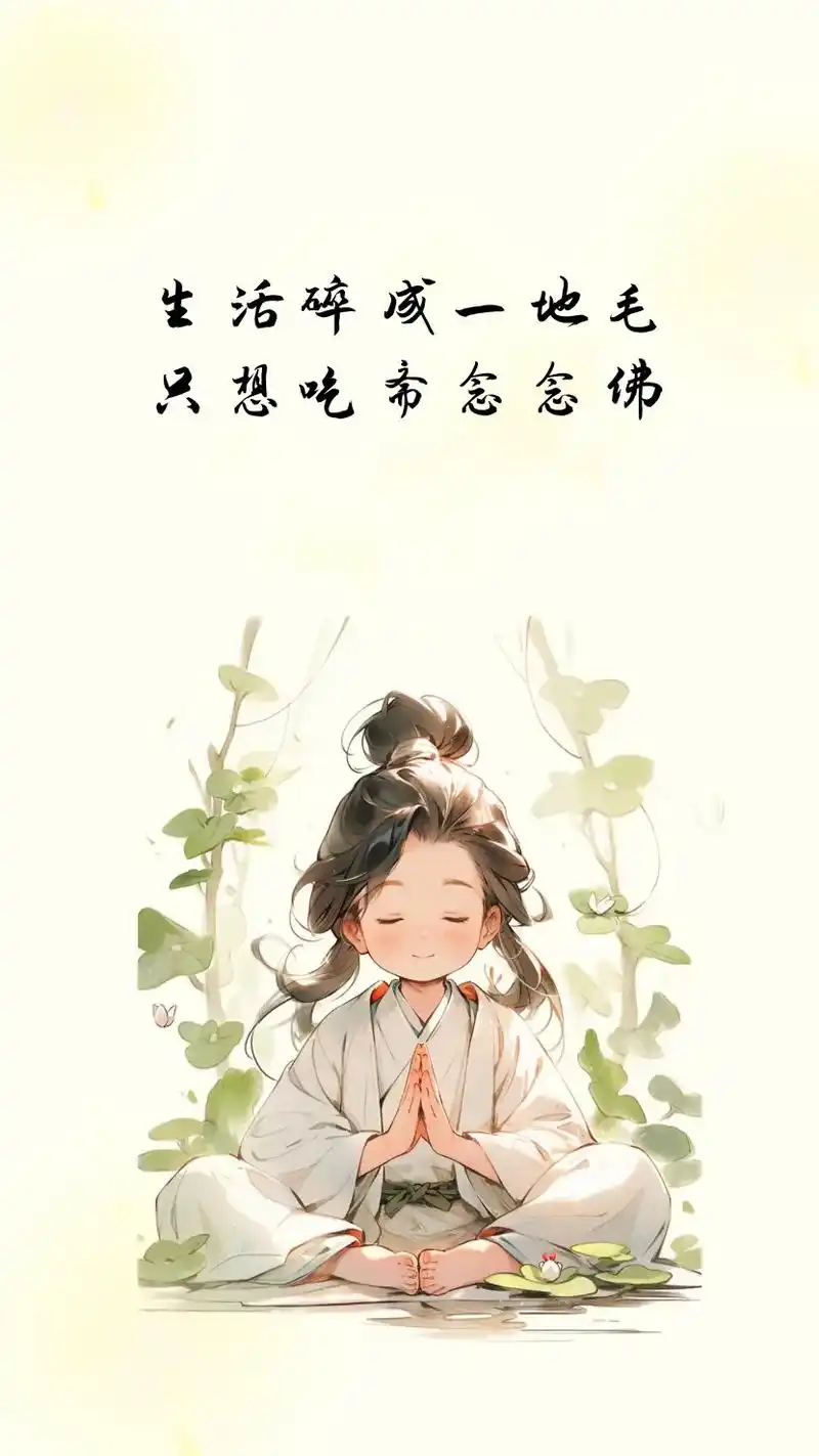 佛系女生壁纸.