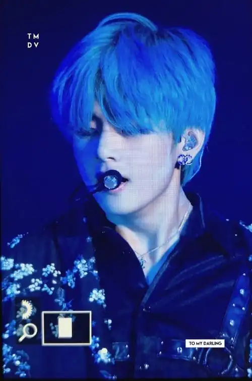 金泰亨蓝发##金泰亨kpop永一