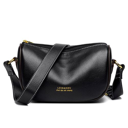 小包包女2022新款简约百搭饺子包小牛皮单肩包韩版软皮斜挎包大众包包