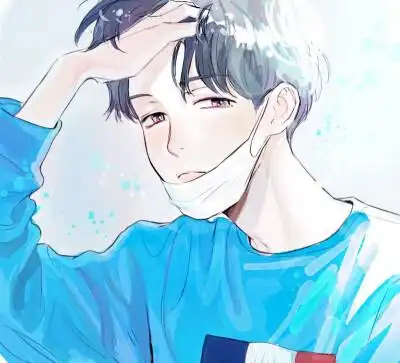 exofanart边伯贤手绘插画头像清新cr izzi315