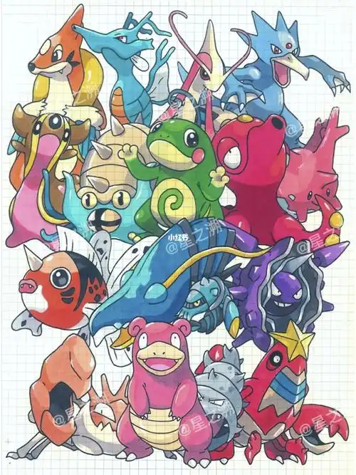 马克笔手绘  #一起分享宝可梦  #宝可梦  #精灵宝可梦  #神奇宝贝