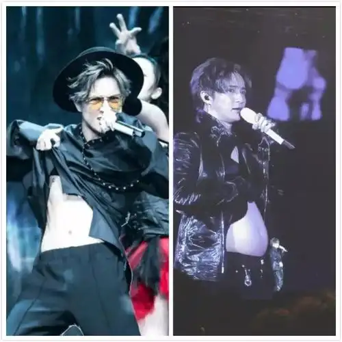 还有近日演唱会撕开上衣的薛之谦,被人吐槽腰部有赘肉,油腻……小李子