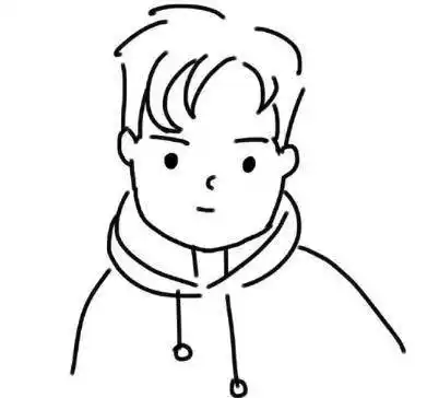 简笔画人物男孩帅气 简笔画人物男孩帅气q版校服