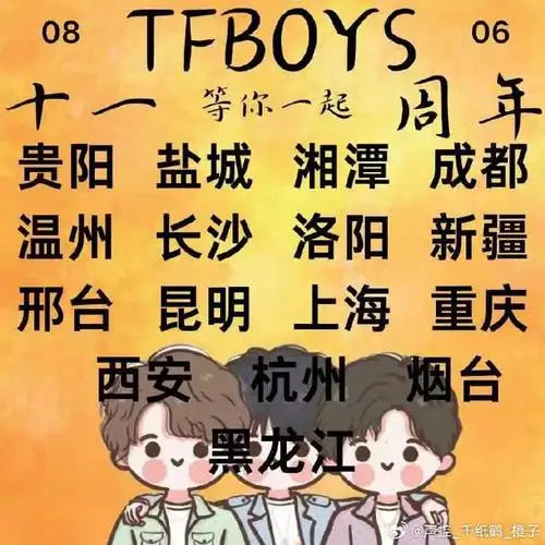 《拾光同行》tfboys粉丝十一周年温州地区线下应援,属于我们的第十一
