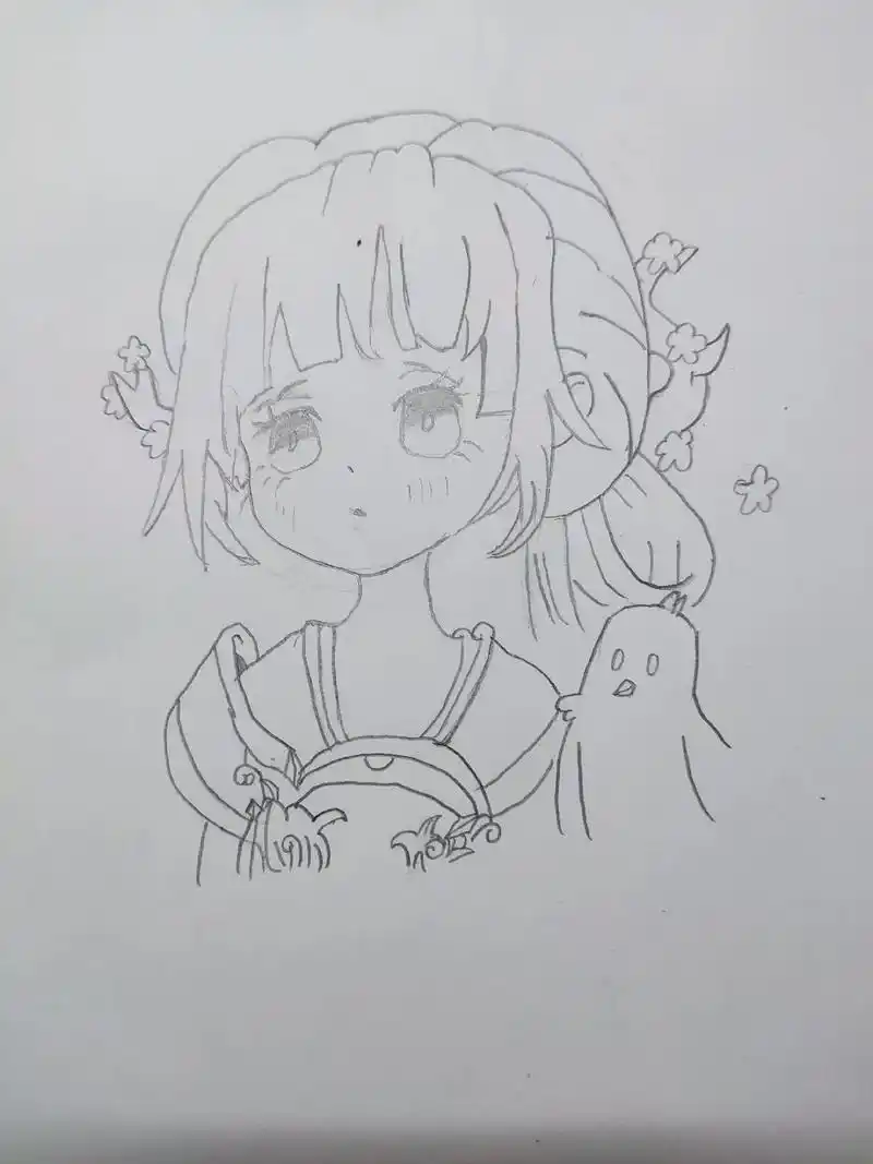 自学画画 #手绘动漫人物 #画出梦想抖动未来 #努力吧姑娘 - 抖音