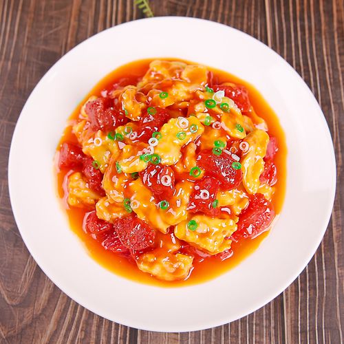 仿真食品模型假食物西红柿炒鸡蛋炒热菜番茄炒蛋美食菜品假菜样品