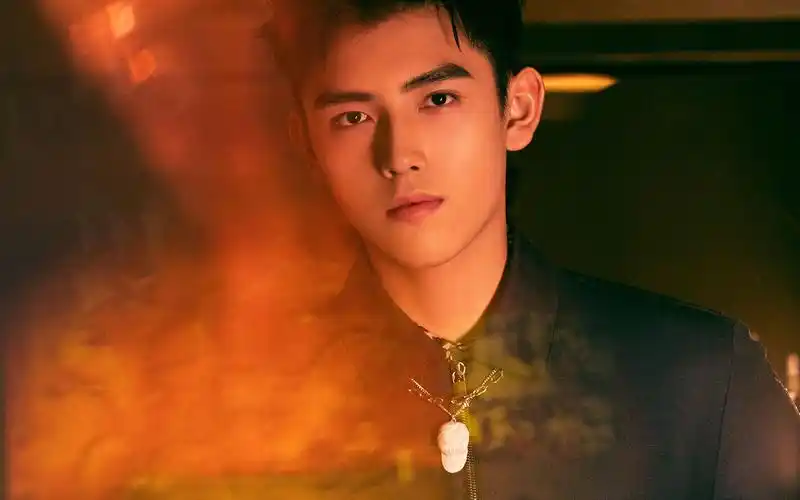 陈飞宇光影帅气写真图片桌面壁纸