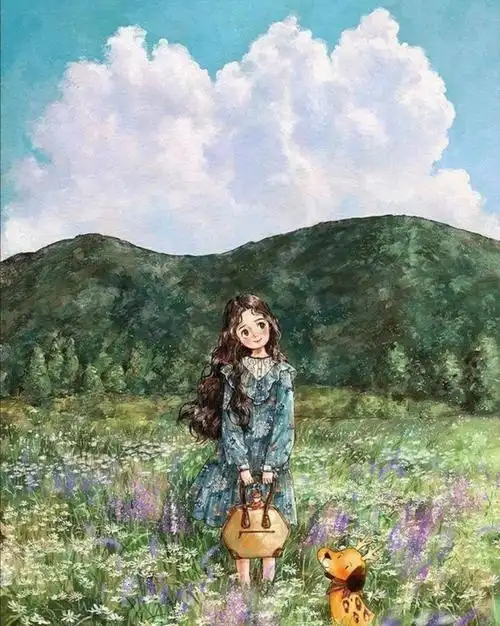 超治愈的森系女孩