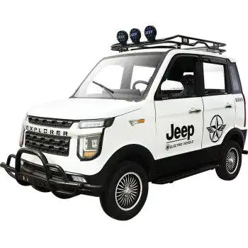 手把式电动四轮车 电动四轮手把式电车家用小型油电两用老头乐代步