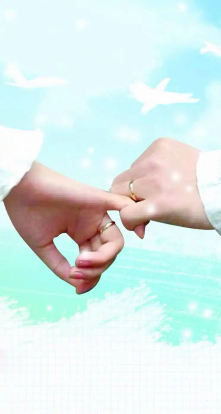 唯美手牵手手温馨手机壁纸