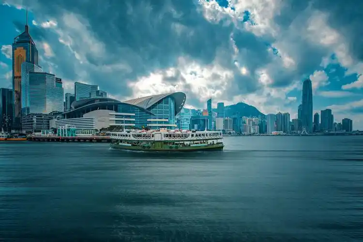 游轮香港维多利亚港