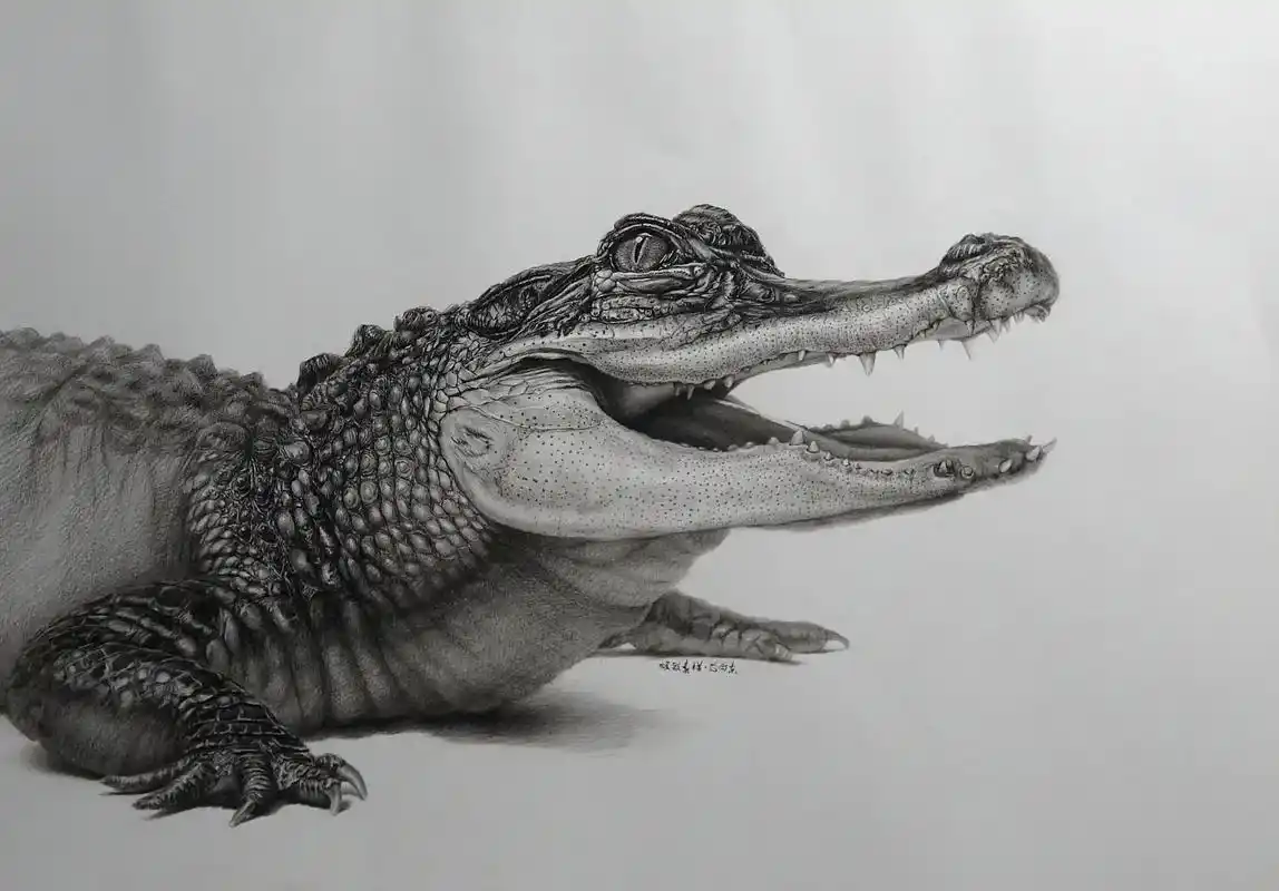 画画 #作品欣赏 #一起学画画 #精微素描 动物素描 - 抖音