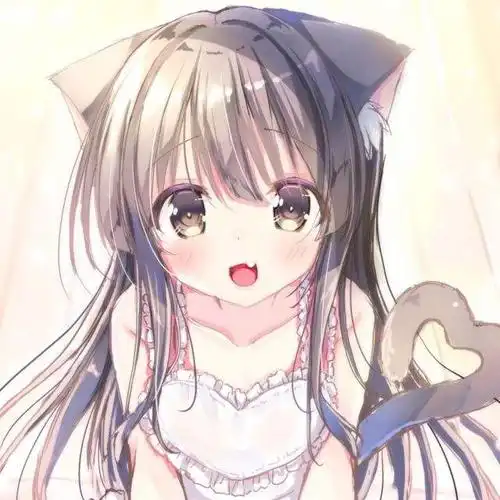 萌少女的头像图片动漫女头像手绘猫耳朵高清可爱的二次元猫耳朵女孩