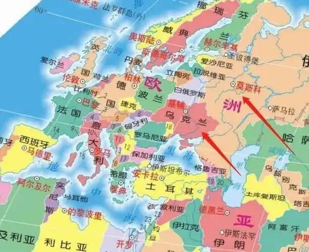 世界乌克兰地图(乌克兰人民共和国地图)