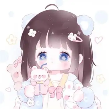 可爱呆萌卡通头像女卡通图片可爱女生萌萌哒