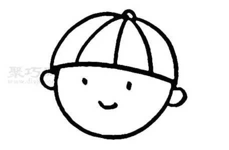 小男孩简笔画怎么画小男孩简笔画画法