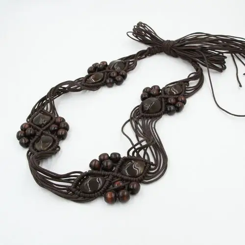 新款手工编织女士装饰时尚腰链 复古韩版百搭腰带配裙