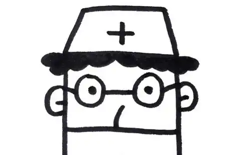 戴口罩的医生简笔画怎么画 戴口罩的医生简笔画步骤