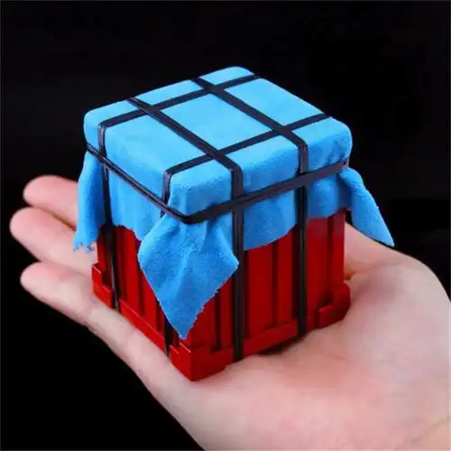 绝地求生模型空投箱 合金材质大逃杀空头道具箱盖子磁铁吸附 空投箱四