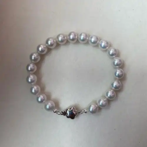 超简单超详细的珍珠手链教程懒人适用