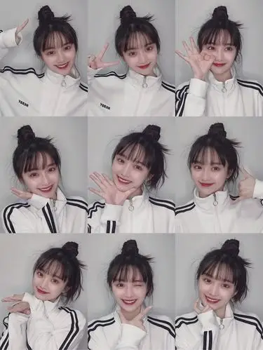 九宫格自拍不尴尬解锁数字拍照姿势