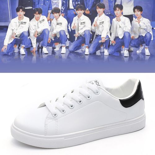 tnt时代少年团丁程鑫马嘉祺板鞋刘耀文宋亚轩同款小白鞋女学生鞋