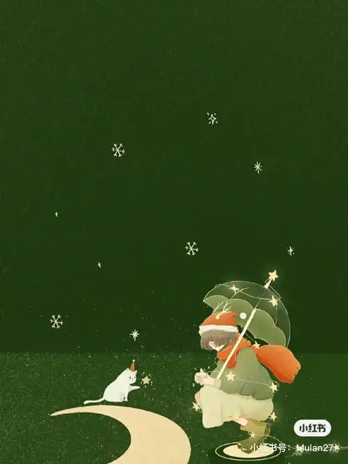 绿色系仙气壁纸