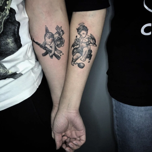 超特别的情侣纹身这是一场值得纪念的爱情18