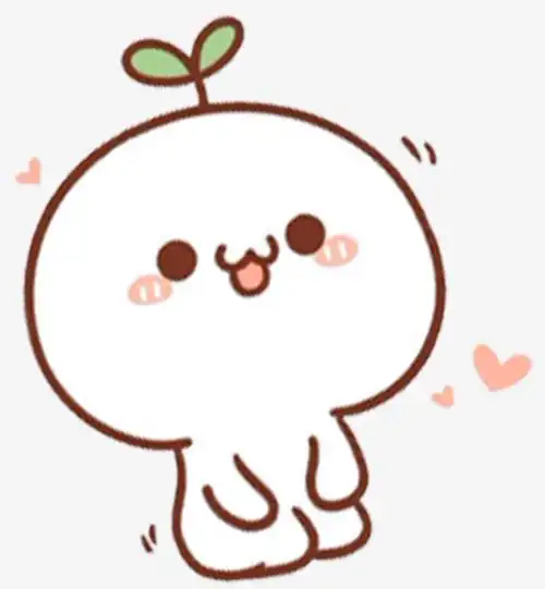 糯米团子可爱简笔画