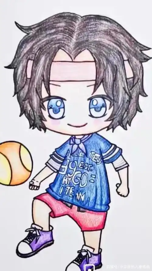 教大家如何画一个简单的动漫人物