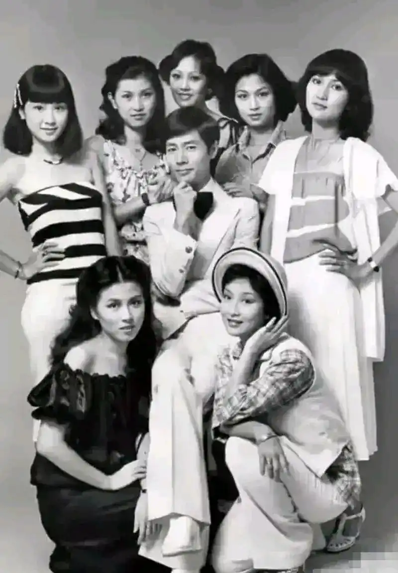 七十年代香港演员,那个时候没有整容脸,都是纯正的靓女帅哥