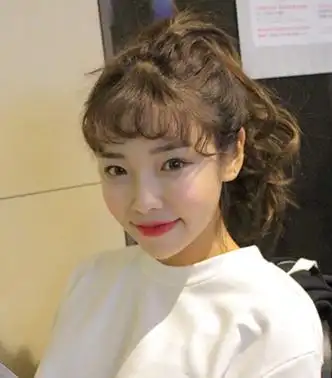 韩式刘海发型图片女 养眼上镜更显美