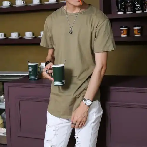 男t恤基地模特半身拍摄 店主风自拍风男淘宝服装拍照网拍 男装模特