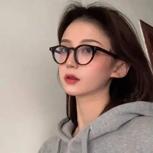 微信头像眼镜女