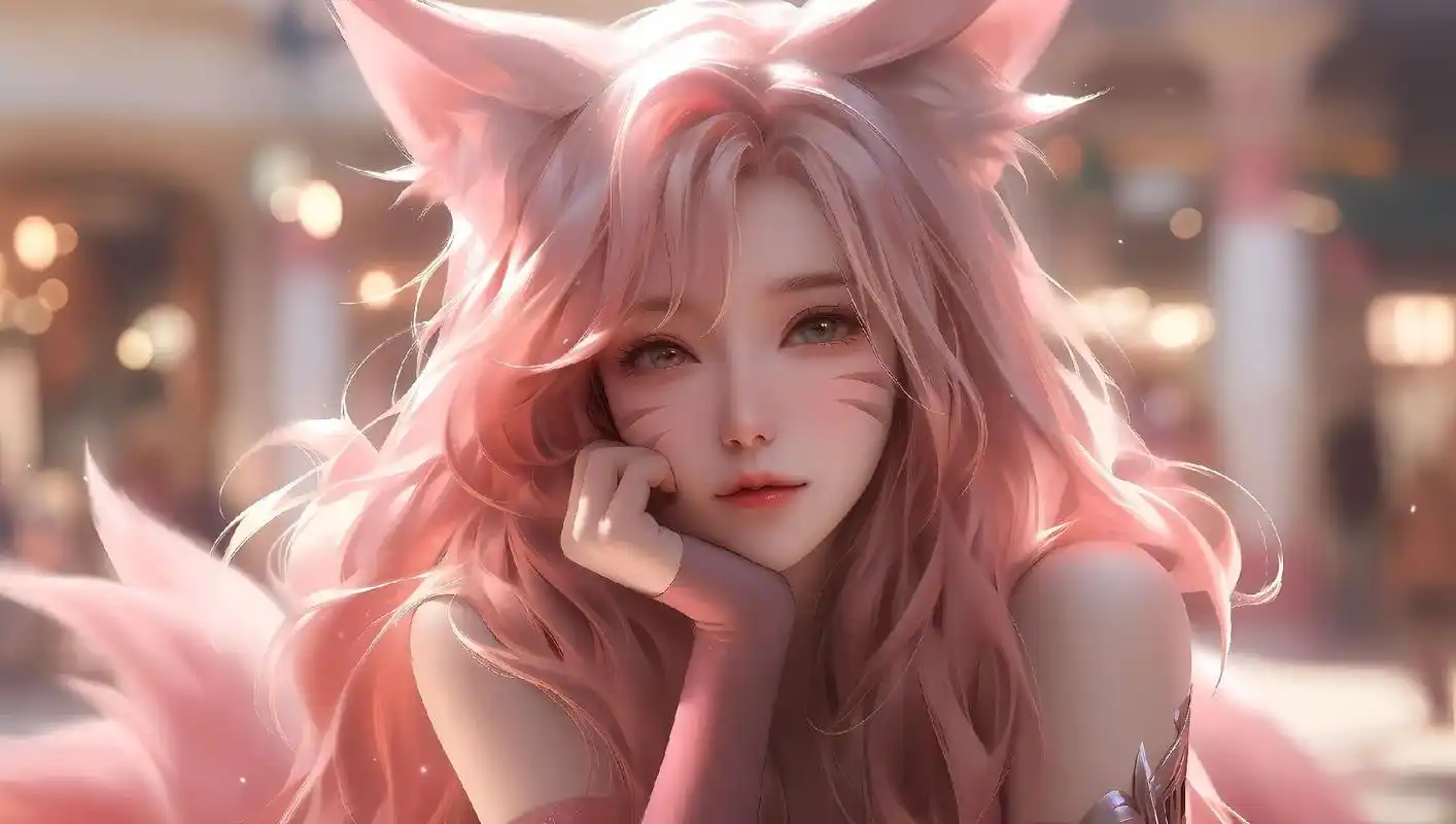 你喜欢粉色的阿狸还是紫色的阿狸.#阿狸 #二次元少女 #御姐 - 抖音