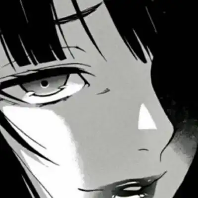 动漫黑白高冷孤独女头像,卡通头像图片-回车桌面