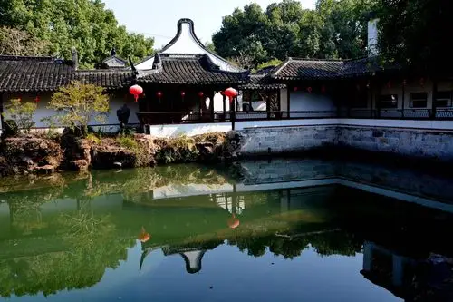 上海松江醉白池,方塔公园秋意正浓