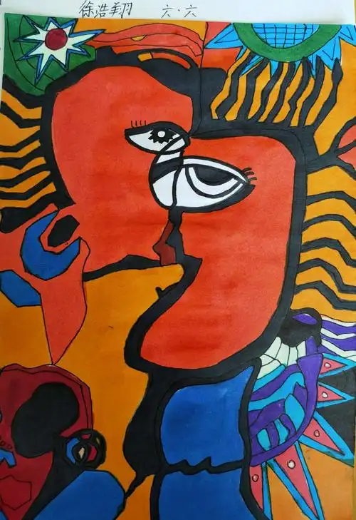 广州路小学六年级《装饰画》优秀作品展