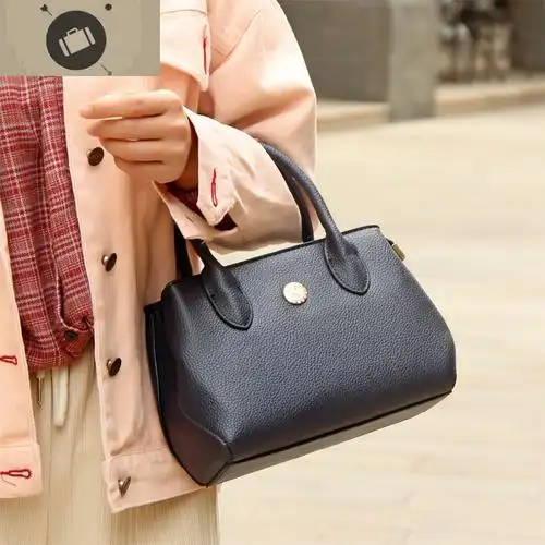 新款休闲女包女士包袋妈妈手提包大容量小方包大屏手机中年手拎包艾狄