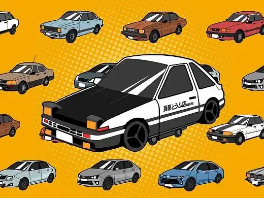 丰田汽车 mg动画-你不知道的ae86