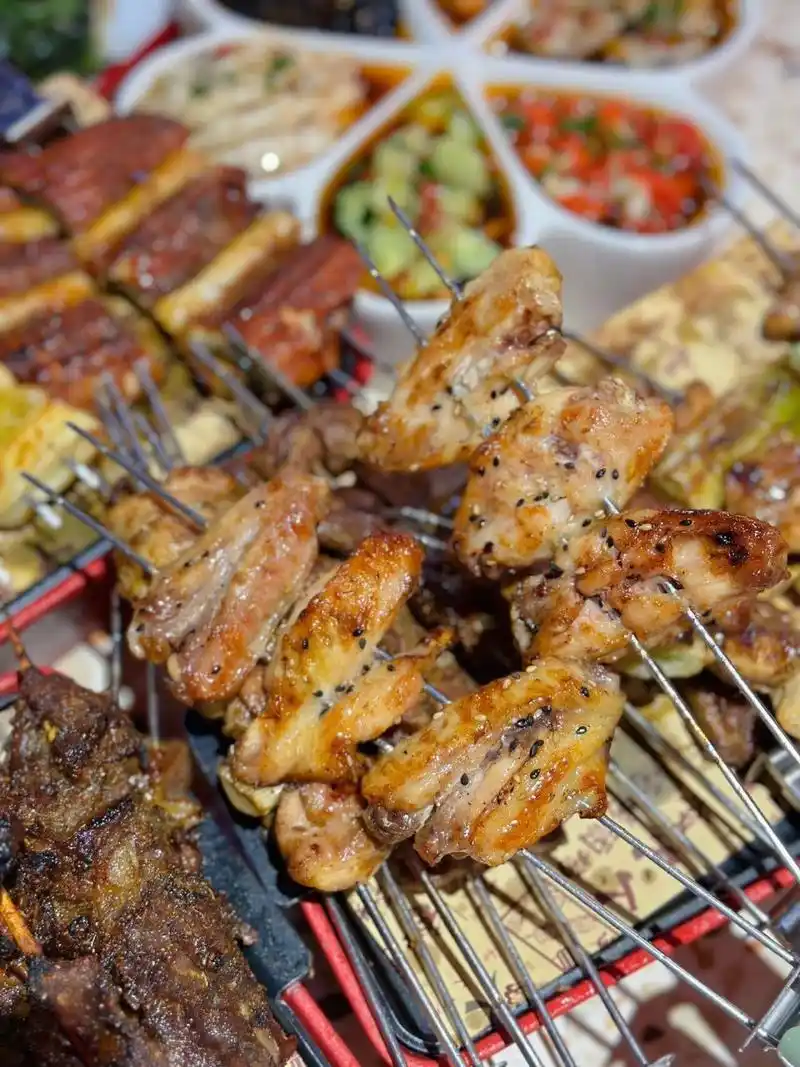 去年来着看世界杯02现在又能开中超啦 #夜宵# #吃喝玩乐# #烤肉