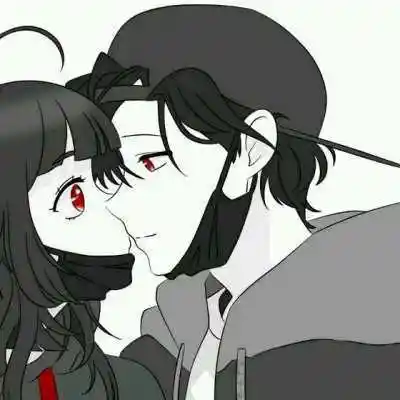 黑暗冷艳动漫情人头像,情侣头像图片-回车桌面